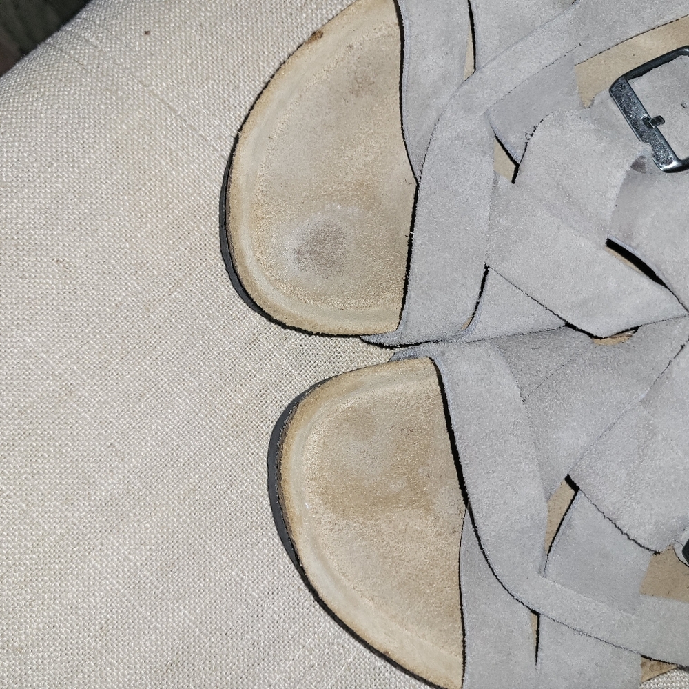 Birkenstock Size 43  Men's Sandals in Light Gray. Used Like New - Picture 6 of 8